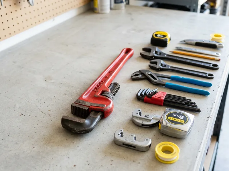 Professional plumbers in Munising, MI equipped with top-tier tools for residential and commercial plumbing services.